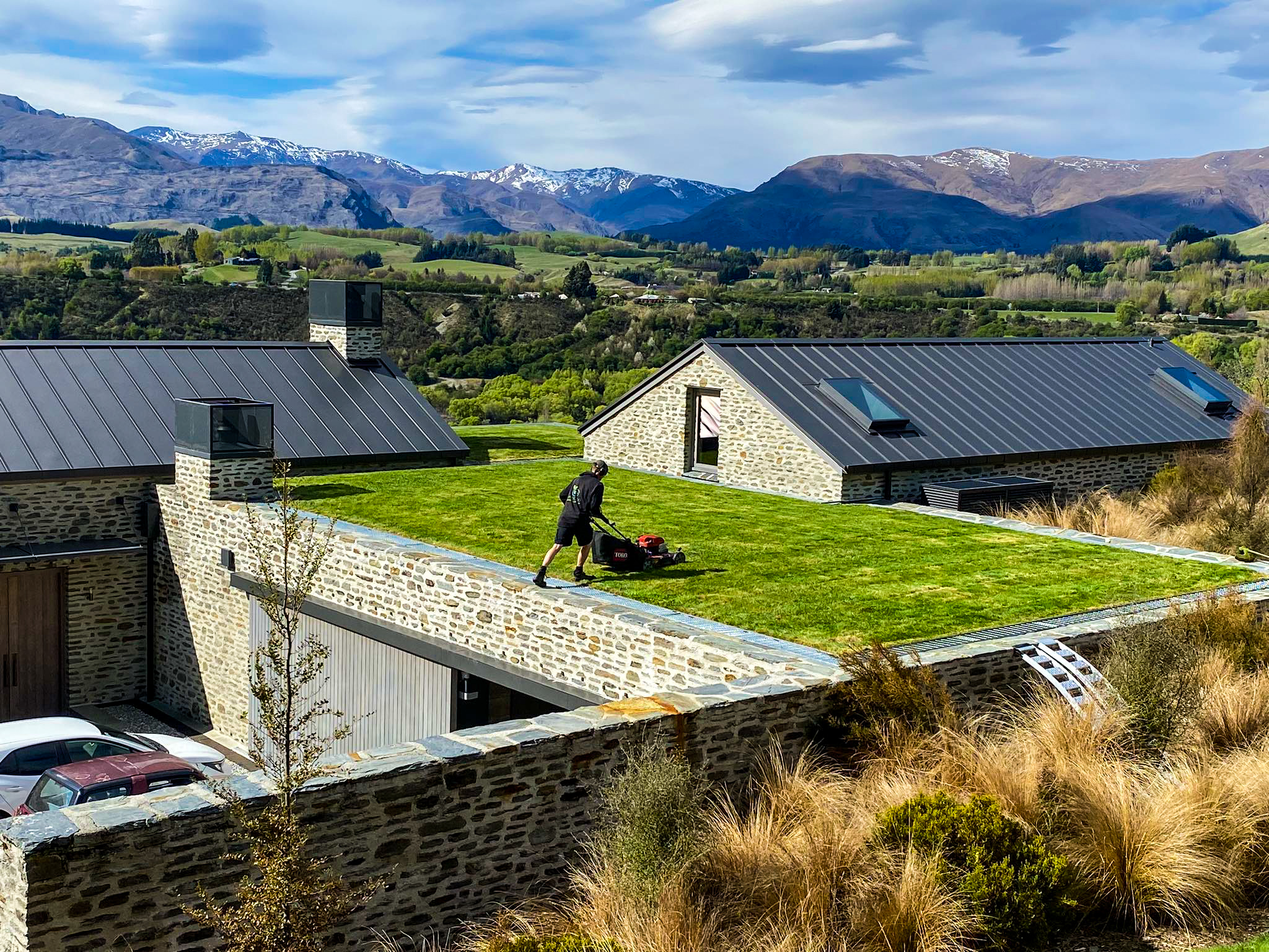 One of our clients roof top lawns